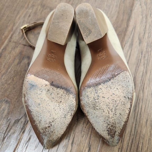 TORY BURCH suede ankle strap heels - Picture 7 of 9